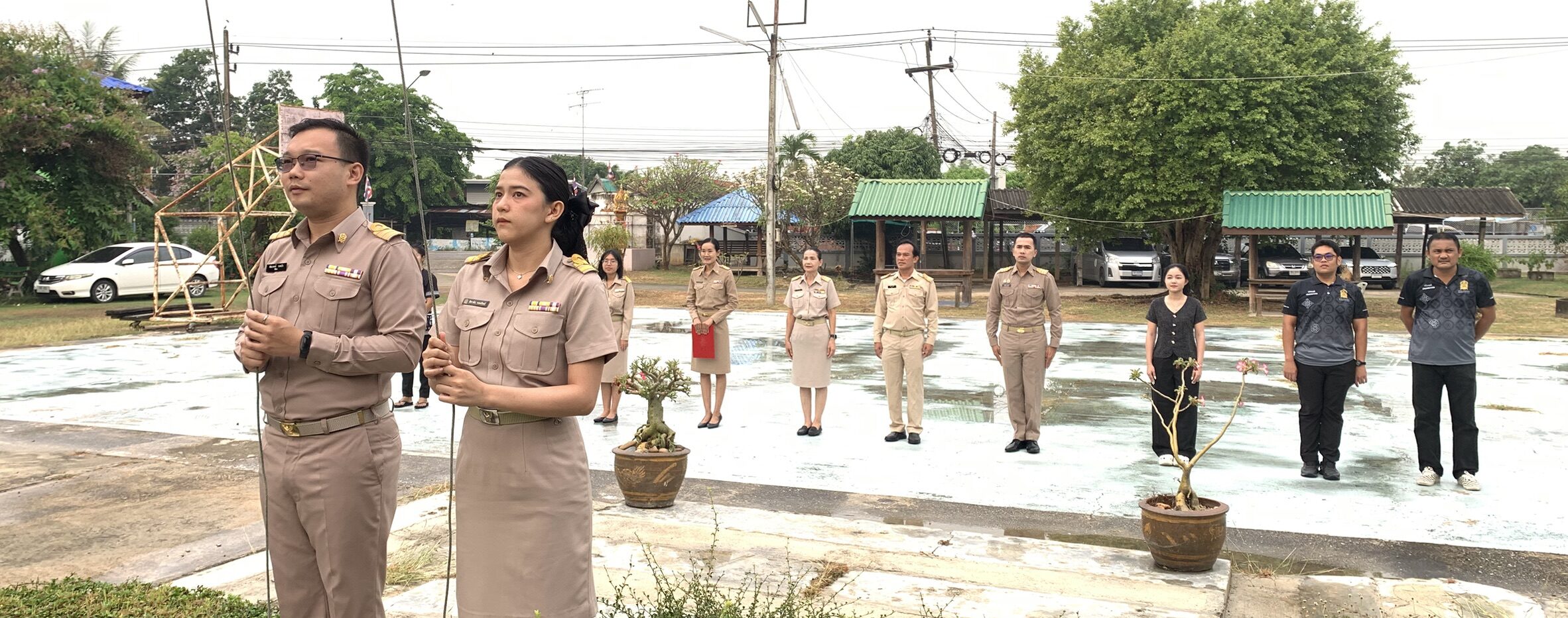 กิจกรรม เข้าแถวเคารพธงชาติ