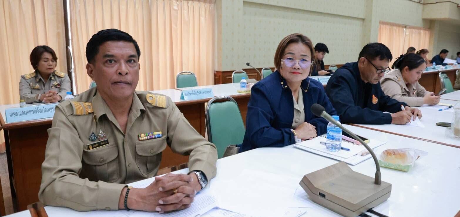 ร่วมประชุมคณะกรรมการศูนย์อำนวยการป้องกัน และปราบปรามยาเสพติดจังหวัด