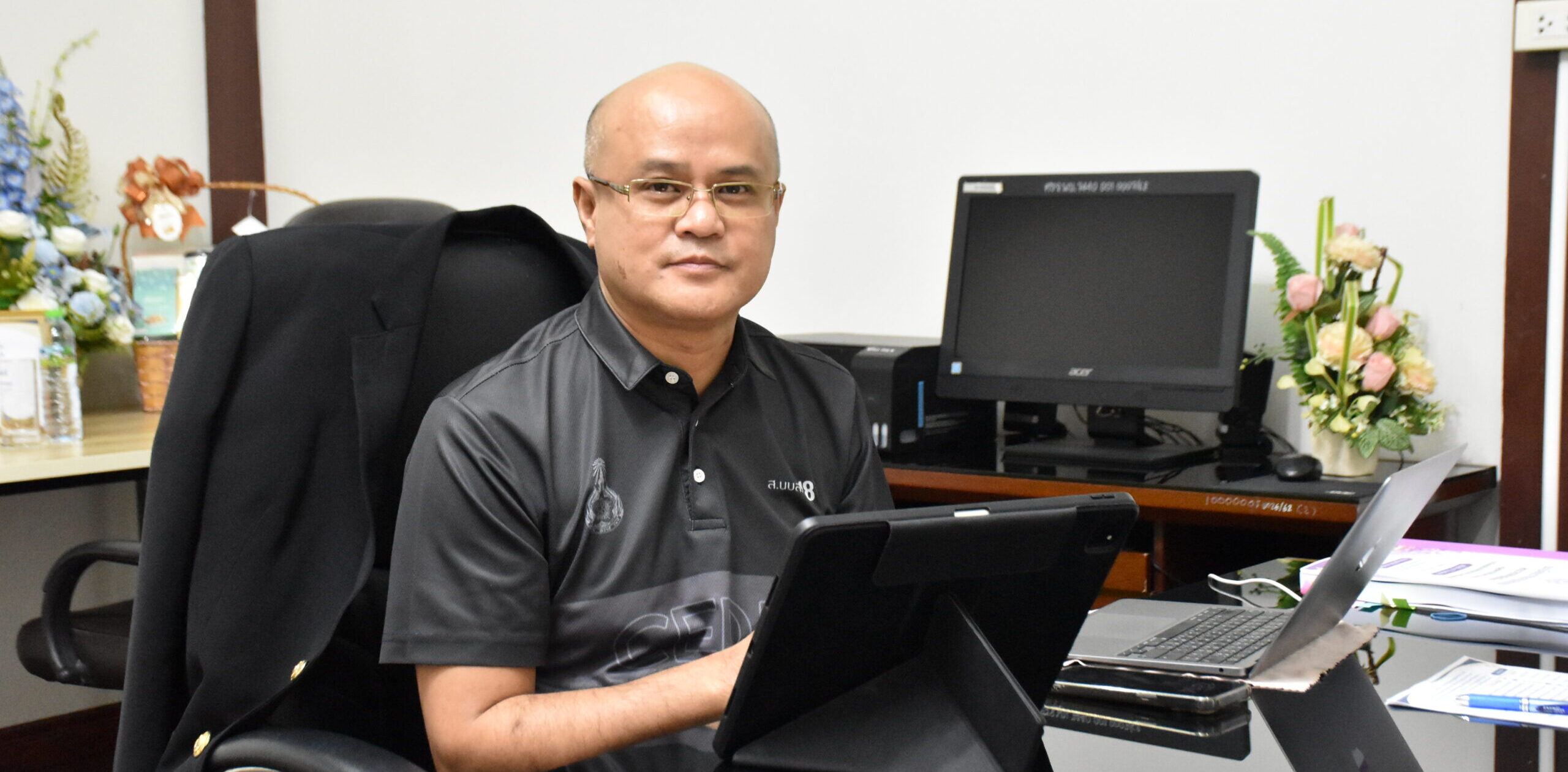 ร่วมประชุมชี้แจงการเปลี่ยนผ่านระบบงานสารบรรณอิเล็กทรอนิกส์ (e-Office)  สู่บริการคลาวด์กลางภาครัฐ (GDCC)