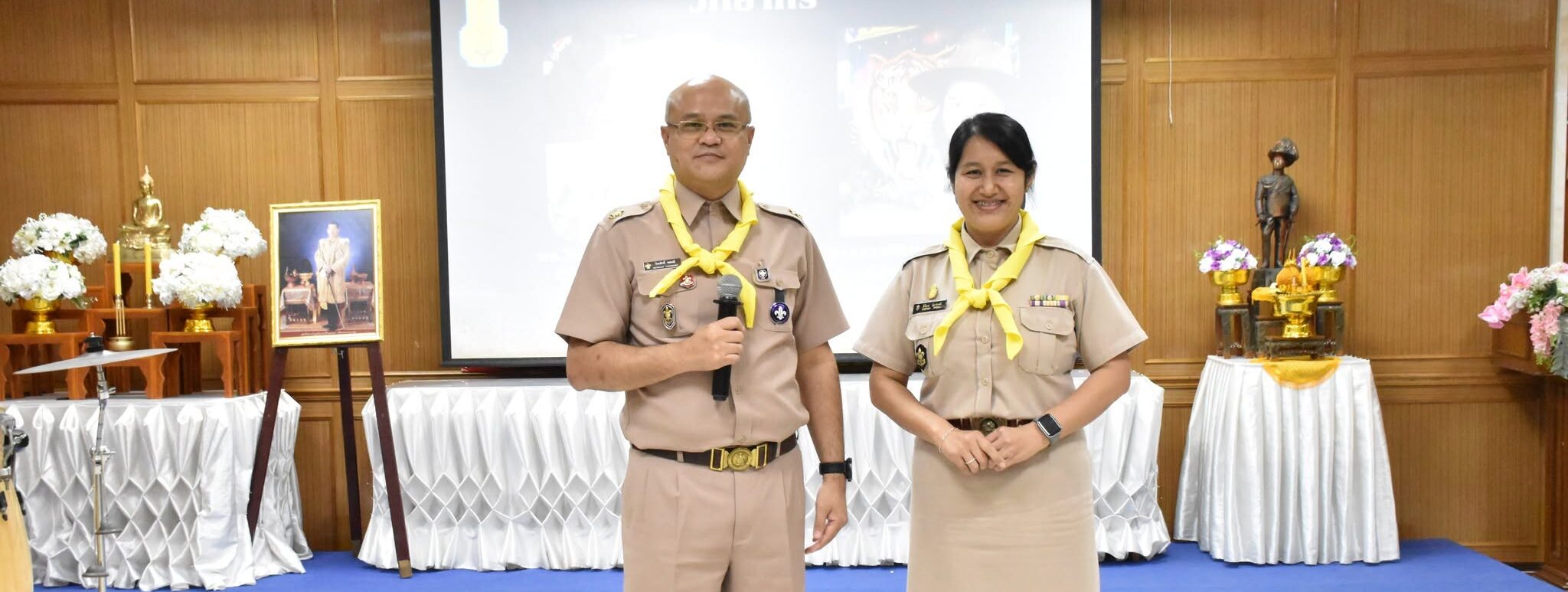 ศธจ.เพชรบุรี ร่วมเป็นวิทยากรอบรมผู้บังคับบัญชาลูกเสือจิตอาสาพระราชทาน จังหวัดสมุทรสงคราม